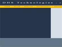 Tablet Screenshot of dhstech.net